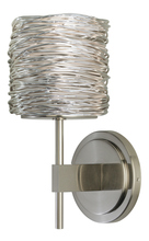  WS537SIBZX3 - Wall Sconce Short Coil Silver Bronze Hal G4 35W 700lm